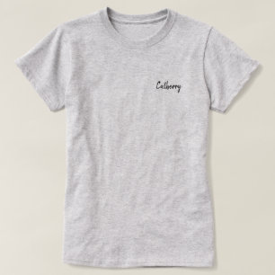 Catberry Enkel Stil T-Shirt