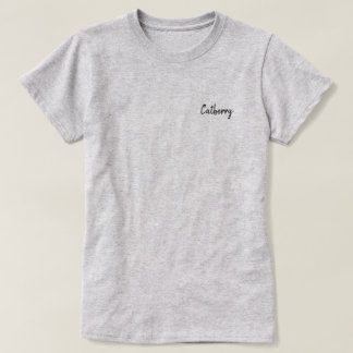 Catberry Enkel Stil T-Shirt