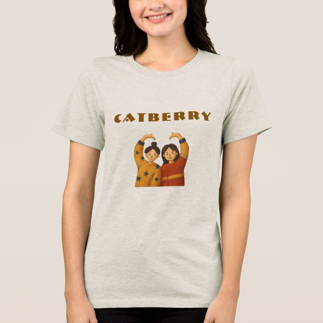 CATBERRY | Hjärthänder T Shirt (Framsida)