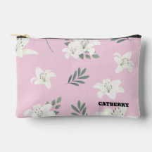 Catberry | Minimalistisk blommig mönstrad påse