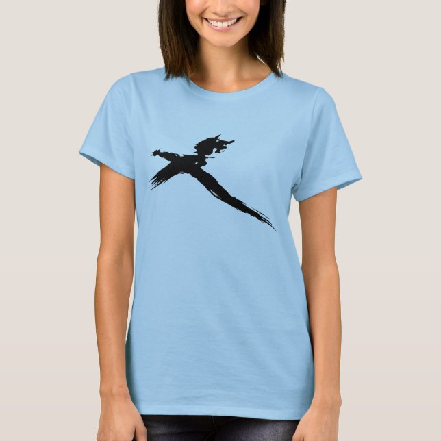 Catbird på en pinne t shirt (Framsida)
