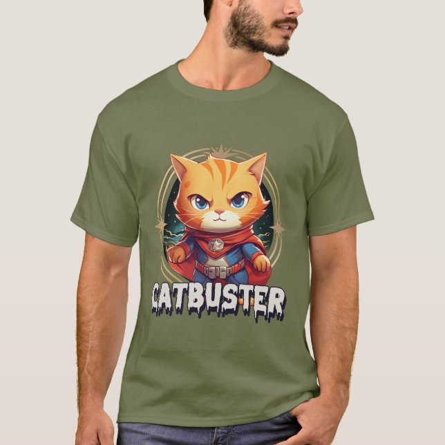 Catbuster T Shirt (Framsida)