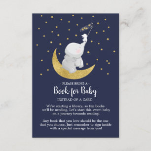 Catch A Star Bunny Elephant Bok för Baby Card Tilläggskort