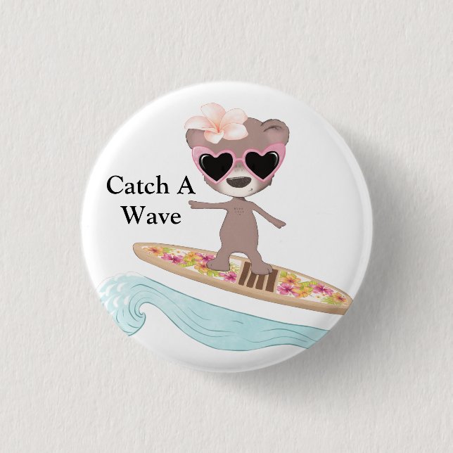 Catch A Wave-Surfare Knapp (Framsida)