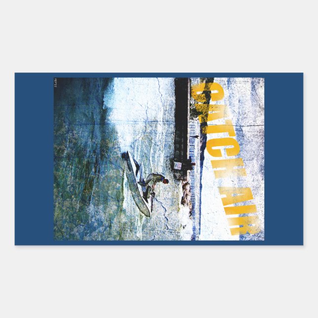 Catch Luft Rektangulärt Klistermärke (Framsida)