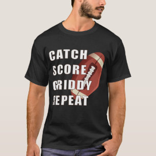 "catch score", amerikansk fotboll t shirt