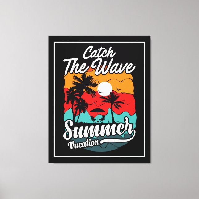 Catch the Wave Summer Vacation-43432 Canvastryck (Framsida)