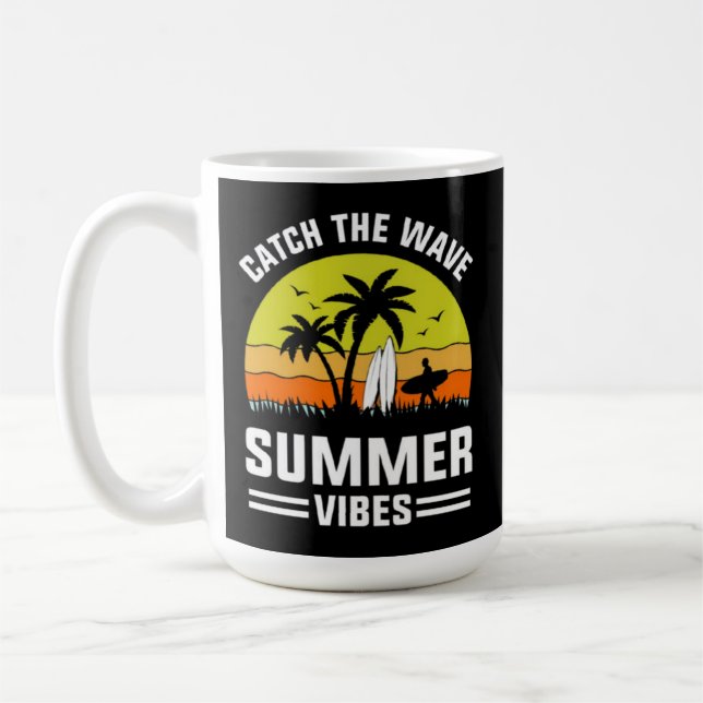 Catch The Wave Summer Vibes-64193 Kaffemugg (Vänster)