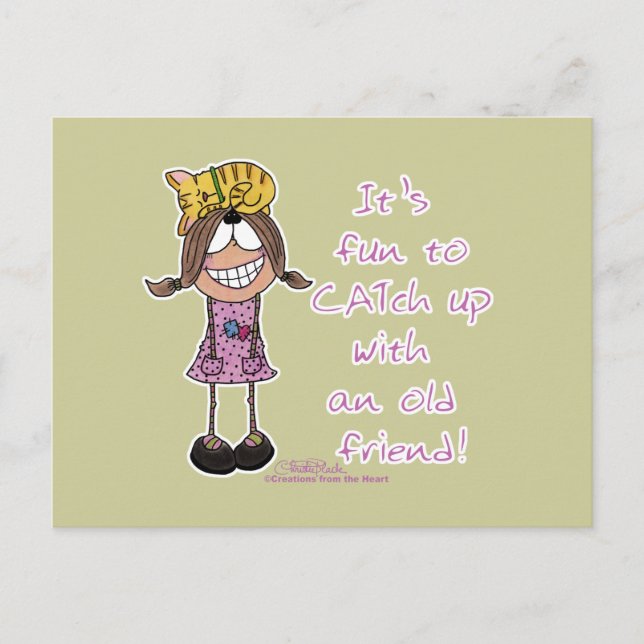 CATch uppåt Vykort (Framsida)