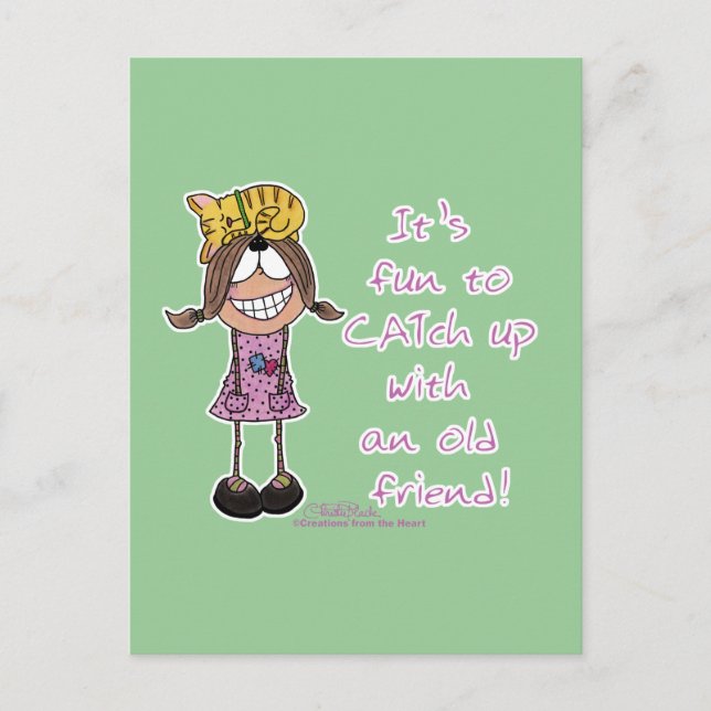 CATch uppåt Vykort (Framsida)