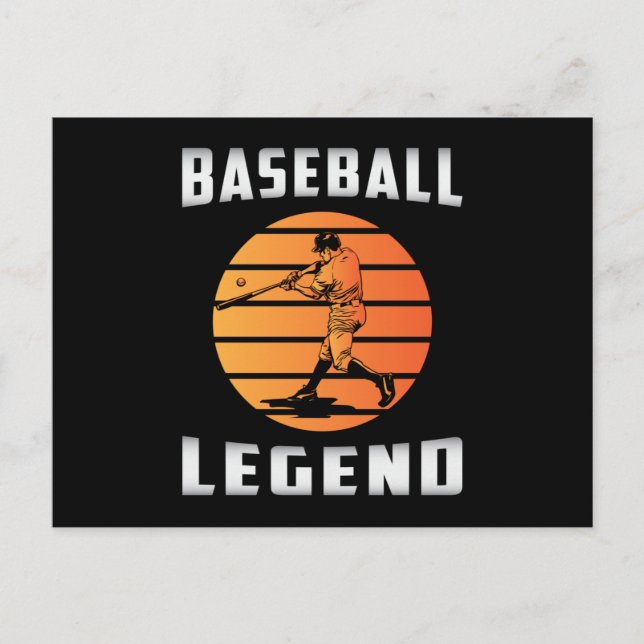 Catcher Baseball Fladdermus Sports Pitcher Funny G Vykort (Framsida)