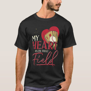 Catcher Baseball Player Heart Baseball Sport Base T Shirt