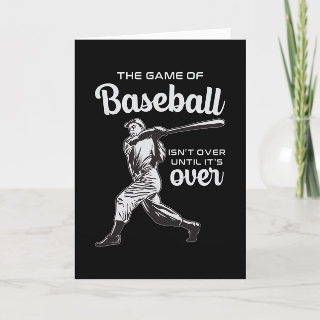 Catcher Baseball Sports Pitcher Fladdermus Funny G Kort (Framsida)