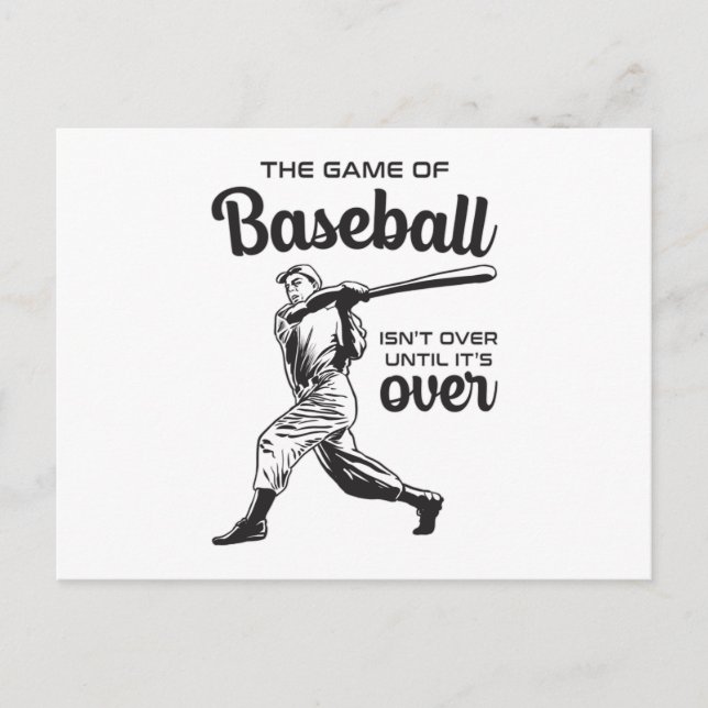 Catcher Baseball Sports Pitcher Funny Gift Idea Vykort (Framsida)