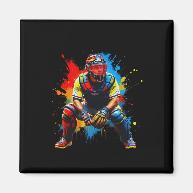 Catcher boys Youth Tonåringar Kid Magnet (Framsidan)