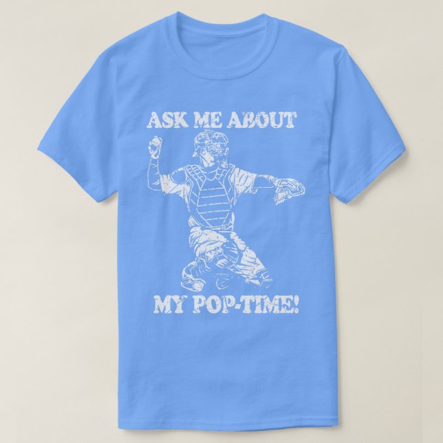 Catcher Catching Baseball Softball Time Defence Ca T Shirt (Design framsida)