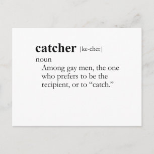 CATCHER (definition) Vykort