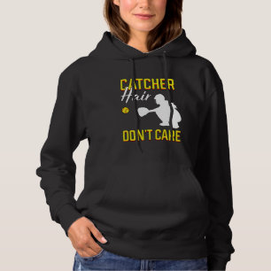 Catcher Hair Don T Care Software Player Fielding G Shirt