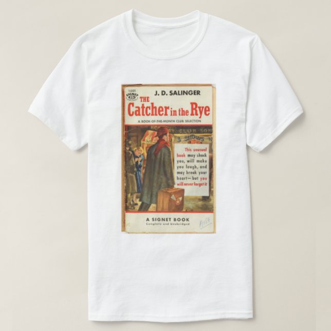 Catcher i Rye Bok-täcket T Shirt (Design framsida)