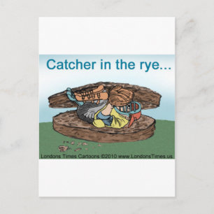 Catcher i Ryggbred Funny Tees Muggar Kort & Gåvor