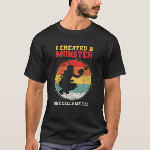 Catcher Softball Pappa Fars dag Shoes T Shirt