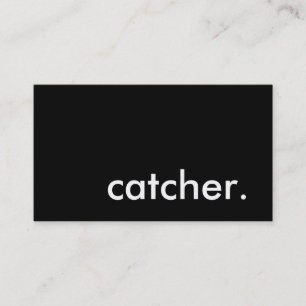 catcher. visitkort