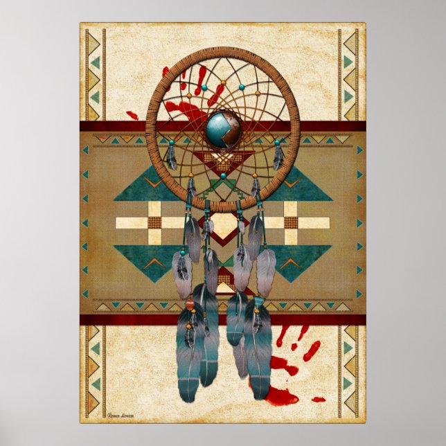 Catching Spirit Native American Poster (Framsidan)