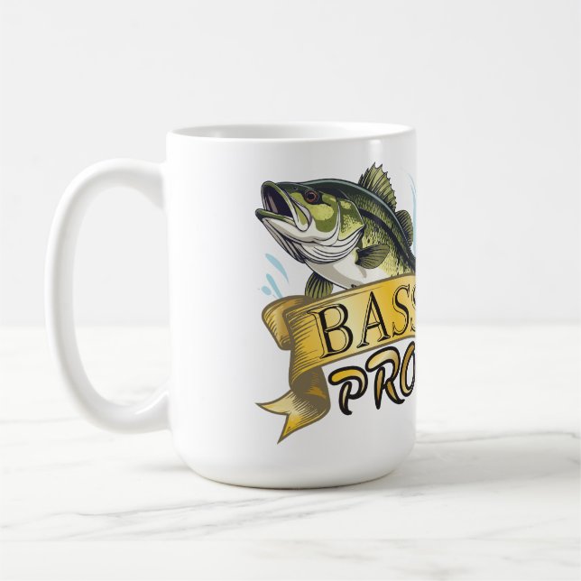 Catching That Trophy "Bass Pro" custom Kaffemugg (Vänster)