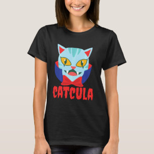 Catcula Cat Vampire Dracula Vampirina Halloween Co T Shirt