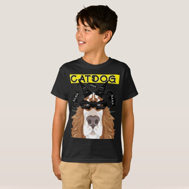 Catdog NANA NANA NANA Superhjälte T Shirt (Hel framsida)