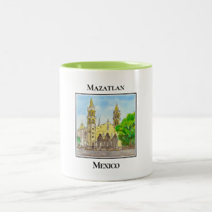 Catedral Basilica de la Inmaculada Concepcion Två-Tonad Mugg