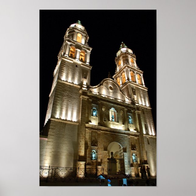 Catedral de Campeche Poster (Framsidan)