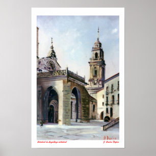 Catedral de Lugo/Lugo katedral Poster