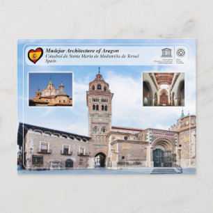 Catedral de Santa María de Mediavilla de Teruel Vykort