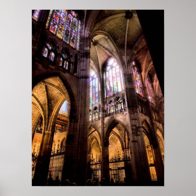 Catedral de Santa Maria de Regla de Leon Poster (Framsidan)