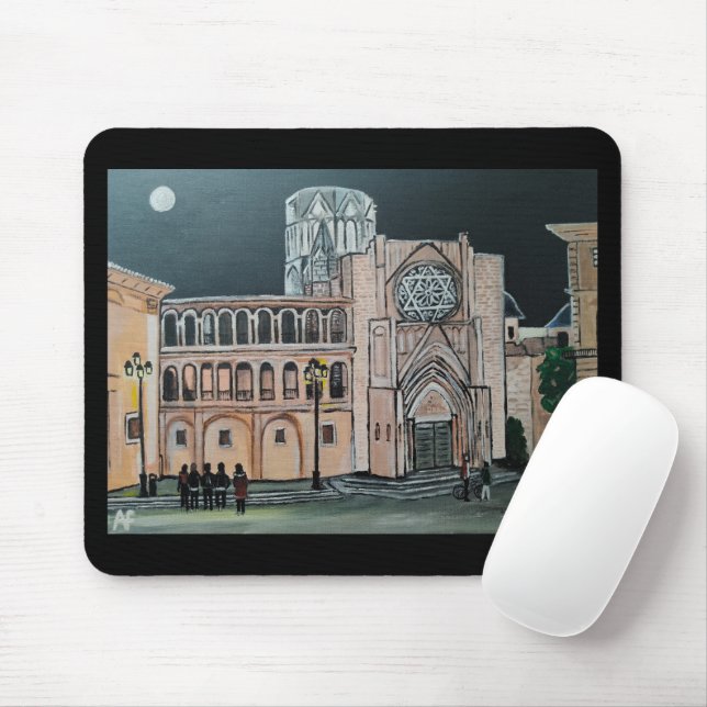 Catedral de Santa María Målning av Alfred Fox Musmatta (Med mus)