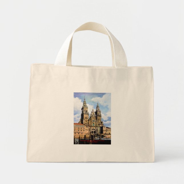 Catedral de Santiago de Compostela (A Coruña) Mini Tygkasse (Framsidan)