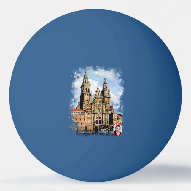 Catedral de Santiago de Compostela (A Coruña) Pingisboll (Framsidan)