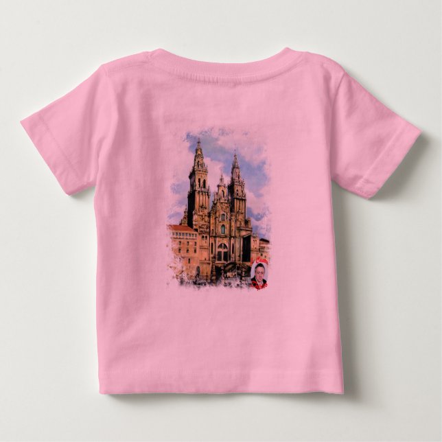 Catedral de Santiago de Compostela (A Coruña) T Shirt (Baksida)