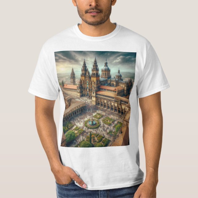 Catedral de Santiago T Shirt (Framsida)