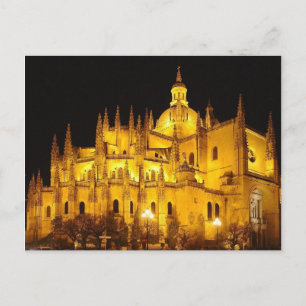 Catedral de Segovia, Espana Vykort
