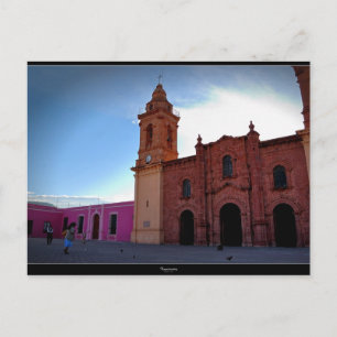 CATEDRAL HUAJUAPAN OAXACA-vykort Vykort