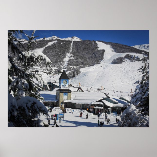 Catedral Ski Resort, Bariloche Argentina Poster (Framsidan)