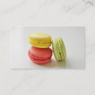 Caterer för konditor för Macaroonmacaronbageri Visitkort