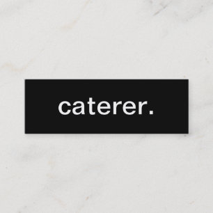 Caterervisitkort Mini Visitkort