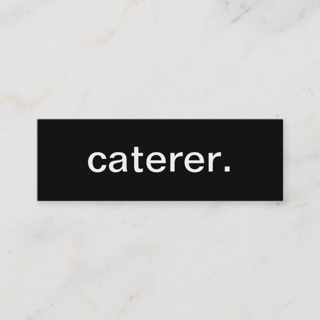 Caterervisitkort Mini Visitkort (Framsida)