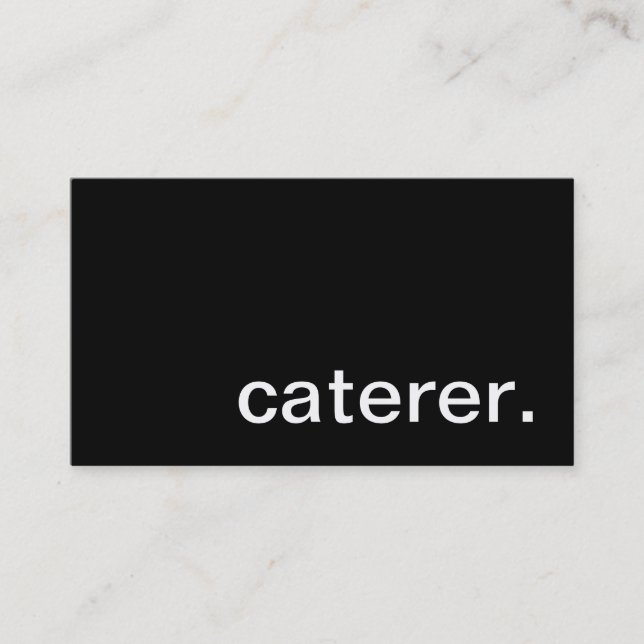 Caterervisitkort Visitkort (Framsida)