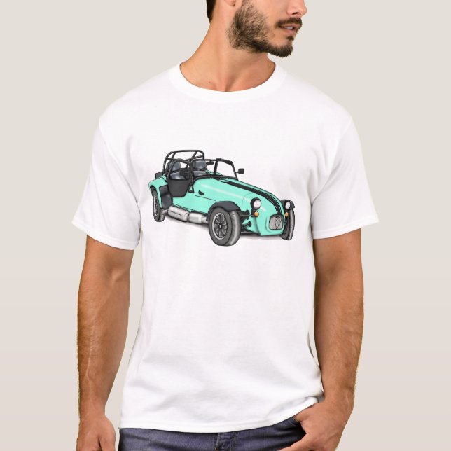 Caterham 7 sportbil t shirt (Framsida)