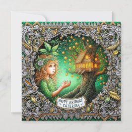 CATERINA ~ Grattis på födelsedagen ~ Träd House ~