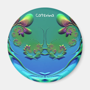 CATERINA ~ Personlig Ministern Ro Fractal ~ Magnet